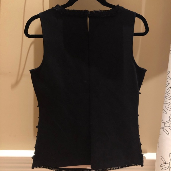 NWT J. Crew lace front tank with nude lining - Picture 2 of 7